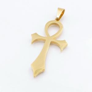 Stainless Steel Cross Pendant - KP117518-HR