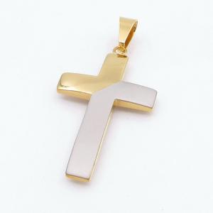 Stainless Steel Cross Pendant - KP117520-HR