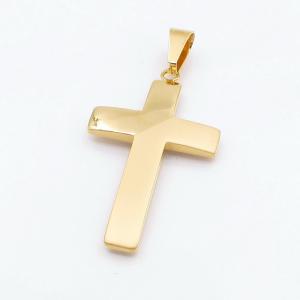 Stainless Steel Cross Pendant - KP117524-HR