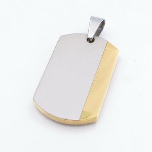 Stainless Steel Gold-plating Pendant - KP117537-HR