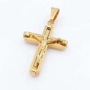 Stainless Steel Cross Pendant - KP117545-HR