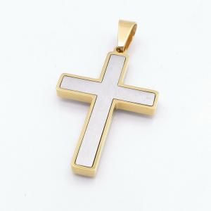 Stainless Steel Cross Pendant - KP117552-HR