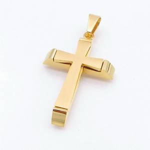 Stainless Steel Cross Pendant - KP117555-HR