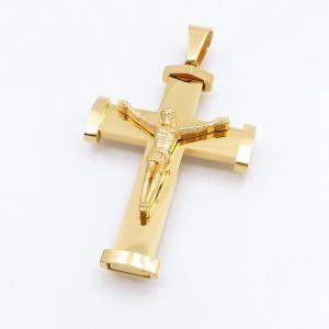 Stainless Steel Cross Pendant - KP117562-HR