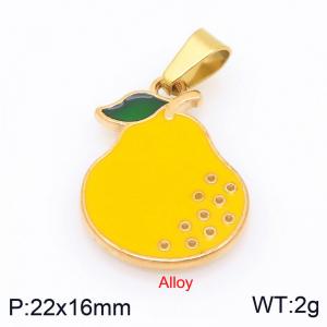 Stainless Steel Gold-plating Pendant - KP117606-Z
