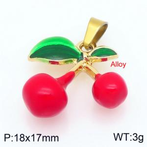 Stainless Steel Gold-plating Pendant - KP117609-Z