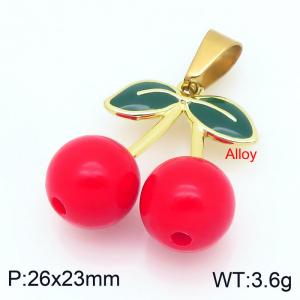 Stainless Steel Gold-plating Pendant - KP117614-Z