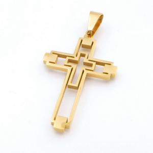 Stainless Steel Cross Pendant - KP117644-HR