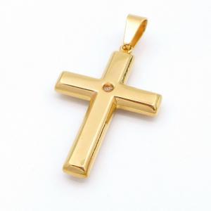 Stainless Steel Cross Pendant - KP117649-HR