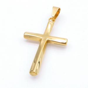 Stainless Steel Cross Pendant - KP117652-HR