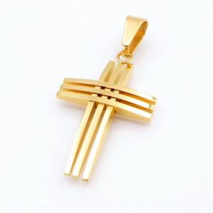 Stainless Steel Cross Pendant - KP117655-HR