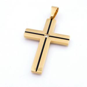Stainless Steel Cross Pendant - KP117663-HR