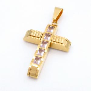 Stainless Steel Cross Pendant - KP117669-HR