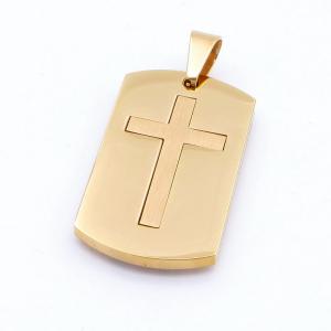 Stainless Steel Gold-plating Pendant - KP117676-HR