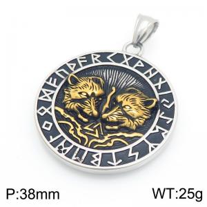 Stainless Steel Gold-plating Pendant - KP117711-LU