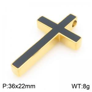 Stainless Steel Cross Pendant - KP117801-HR