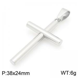 Stainless Steel Cross Pendant - KP117806-HR
