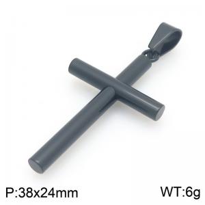 Stainless Steel Cross Pendant - KP117807-HR