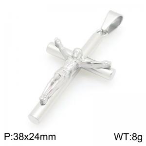 Stainless Steel Cross Pendant - KP117816-HR
