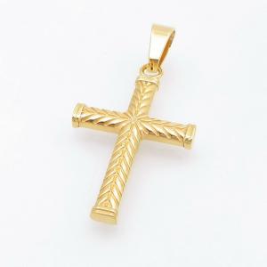 Stainless Steel Cross Pendant - KP117854-HR