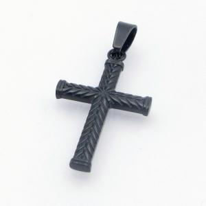 Stainless Steel Cross Pendant - KP117855-HR