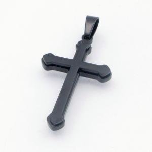 Stainless Steel Cross Pendant - KP117860-HR