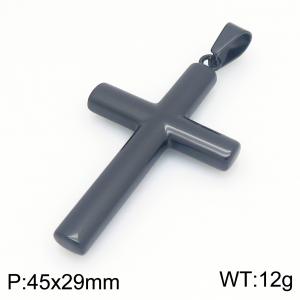Stainless Steel Cross Pendant - KP117886-HR