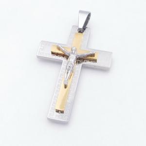 Stainless Steel Cross Pendant - KP117896-HR