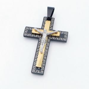 Stainless Steel Cross Pendant - KP117897-HR