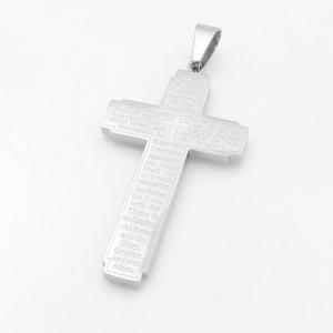 Stainless Steel Cross Pendant - KP117904-HR