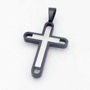 Stainless Steel Cross Pendant - KP117984-HR