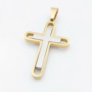 Stainless Steel Cross Pendant - KP117985-HR