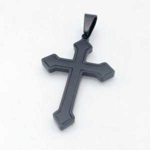Stainless Steel Cross Pendant - KP117994-HR
