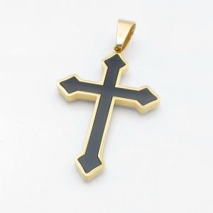 Stainless Steel Cross Pendant - KP117997-HR