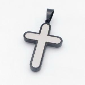 Stainless Steel Cross Pendant - KP118002-HR