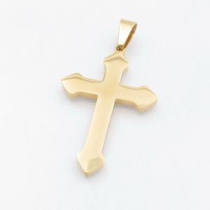 Stainless Steel Cross Pendant - KP118004-HR