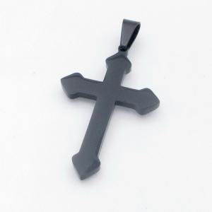 Stainless Steel Cross Pendant - KP118005-HR