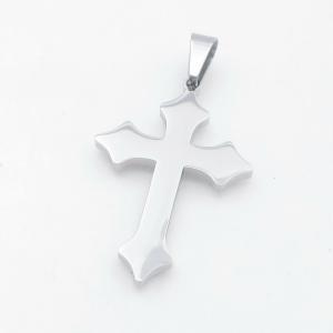 Stainless Steel Cross Pendant - KP118006-HR