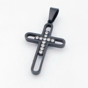 Stainless Steel Cross Pendant - KP118011-HR
