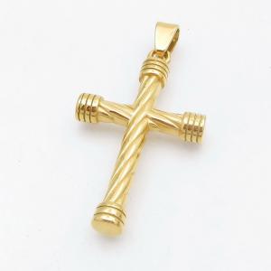 Stainless Steel Cross Pendant - KP118038-KD