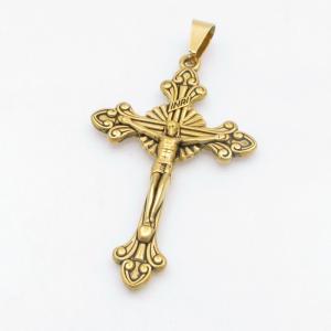 Stainless Steel Cross Pendant - KP118056-KD