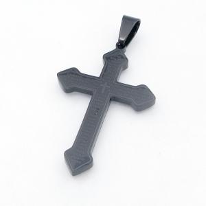 Stainless Steel Cross Pendant - KP118136-HR