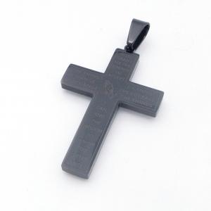 Stainless Steel Cross Pendant - KP118142-HR
