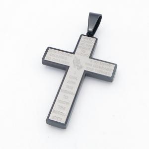 Stainless Steel Cross Pendant - KP118143-HR