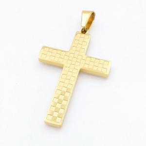 Stainless Steel Cross Pendant - KP118146-HR