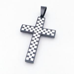 Stainless Steel Cross Pendant - KP118150-HR