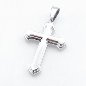 Stainless Steel Cross Pendant - KP118176-HR