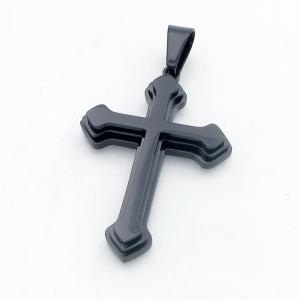 Stainless Steel Cross Pendant - KP118180-HR