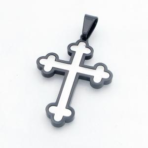 Stainless Steel Cross Pendant - KP118184-HR