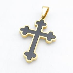 Stainless Steel Cross Pendant - KP118186-HR